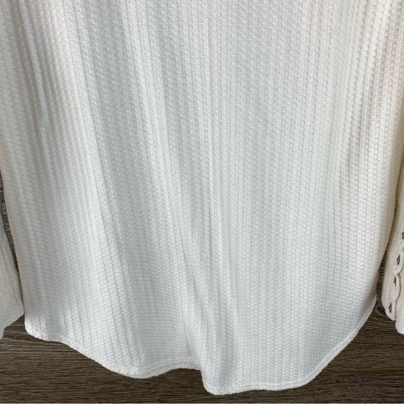 Chaser thermal waffle knit Henley Size M - Picture 4 of 8